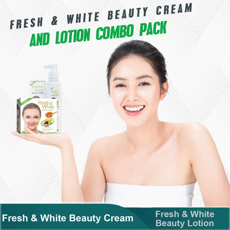 Fresh And White Beauty Combo pack (Night Cream & Lotion)