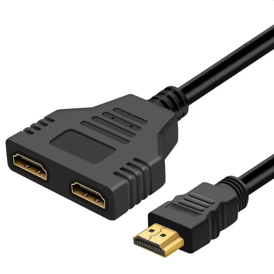 HDMI Splitter Cable Y Adapter one display in two display out