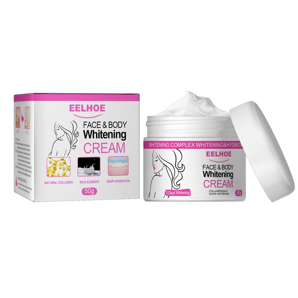 【Popular choice】 Body Underarm Armpit Knee Dark Skin Whitening Bleaching Cream Moisturizing Brighten Body Lotion For Women Men