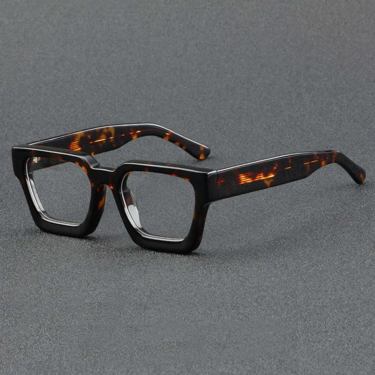 Vintage Big Wide Legs Acetate Glasses Frames Women Mens High Quality Optical Glasses Frames