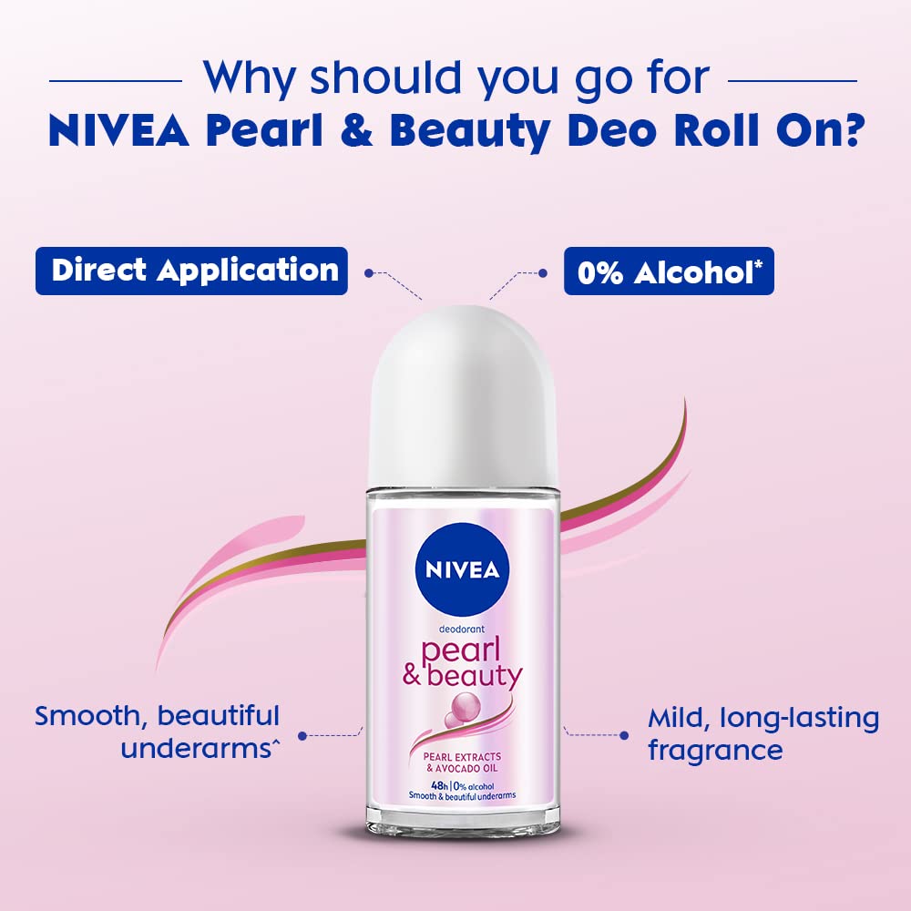 NIVEA Female Roll On Pearl & Beauty (25ml)