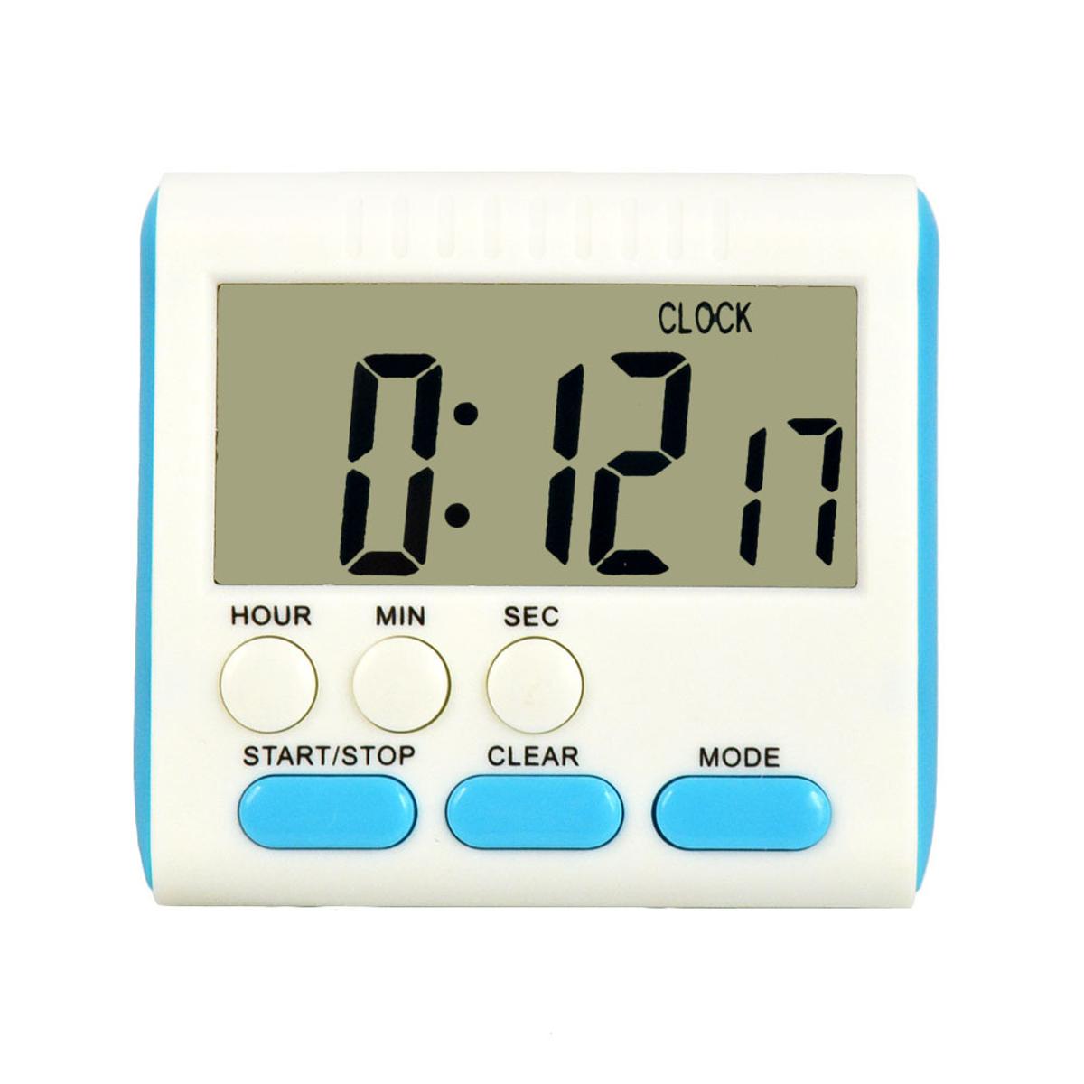Kitchen Timer English 24-hour Electronic Timer Digital Reminder Alarm Clocks Cooking Countdown Timer LCD Multifunction Home