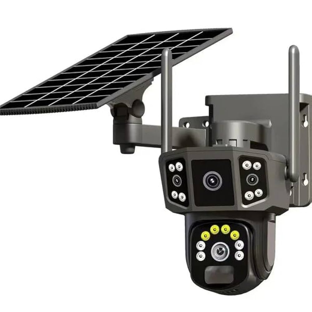 OUTDOOR V380 PRO 3lens 6MP(2MP+2MP+2MP) 10XZOOM IP66 Wireless Camera