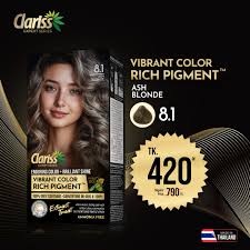 Clariss Hair Color Enduring Color + Brilliant Shine Vibrant Color Rich Pigment 8.1 Ash Blonde