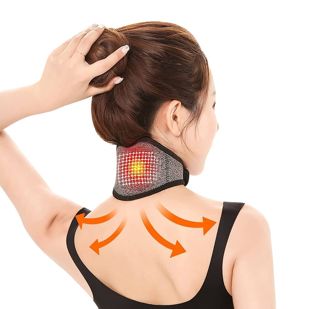 【Top Picks】 Guard Neck Belt Self-heating Support Collar Magnetic Therapy Wrap for Neck Stiff Pain Relief Headache Migraines Rheumatoid