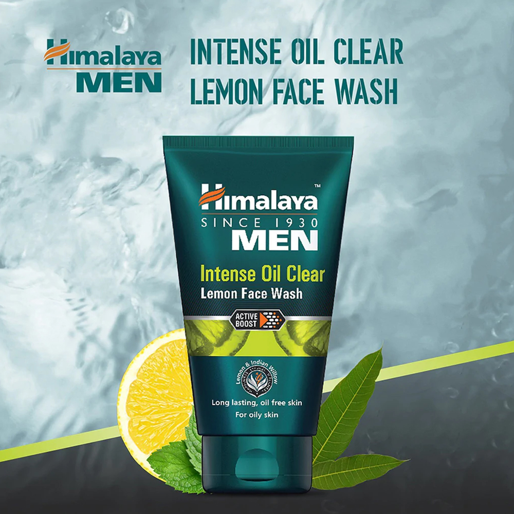 Himalaya Men Intense Oil Clear Lemon Face Wash -100ml