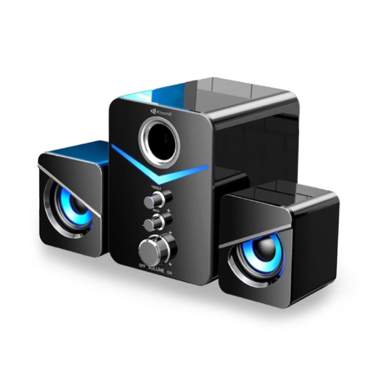 KISONLI U3100 Surround Bass Mini Speaker Stereo Multimedia Computer Portabel