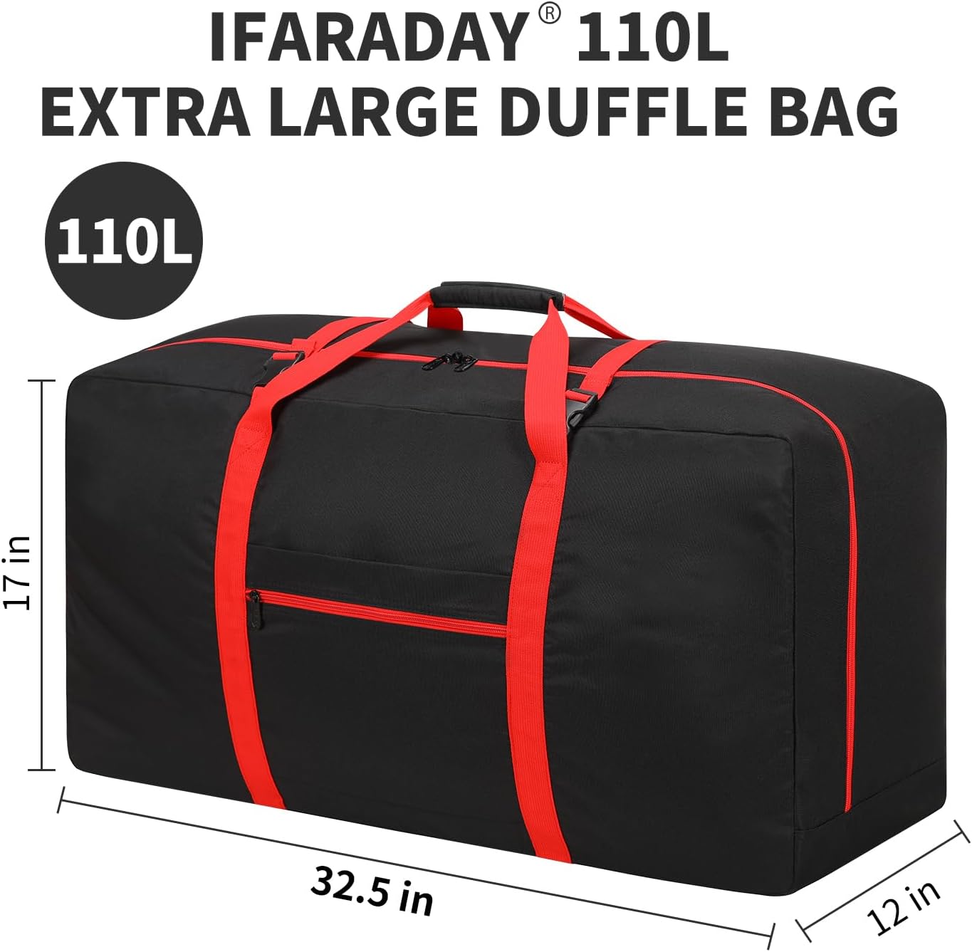 Arctic Hunter 4-in-1 Waterproof Travel Duffel Gym Sports Bag