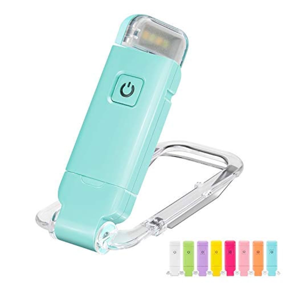 【Quality】 Light Clip, Clip On Light Rotatable Foldable for Travel