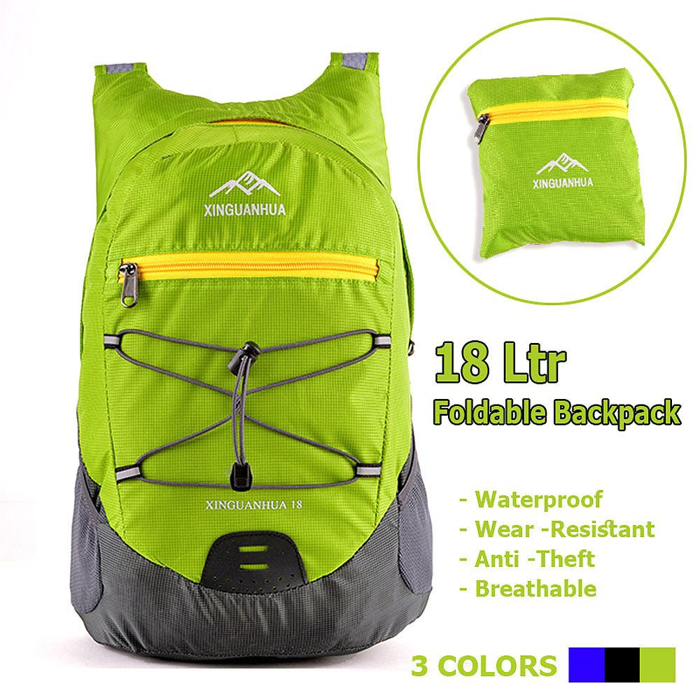 Foldable Waterproof Backpack 18L