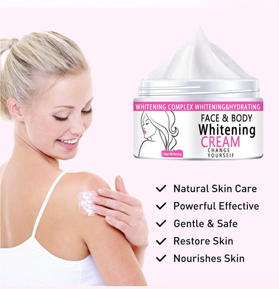 【Popular choice】 Body Underarm Armpit Knee Dark Skin Whitening Bleaching Cream Moisturizing Brighten Body Lotion For Women Men