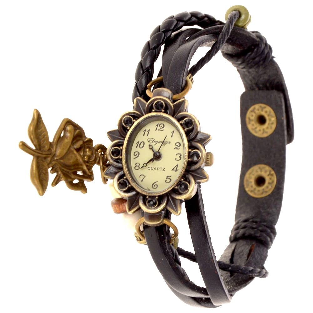 Black Bracelet Type Wrist Watch For Women - Watch For Women - Ladies Watch - Watch For Women - Watch