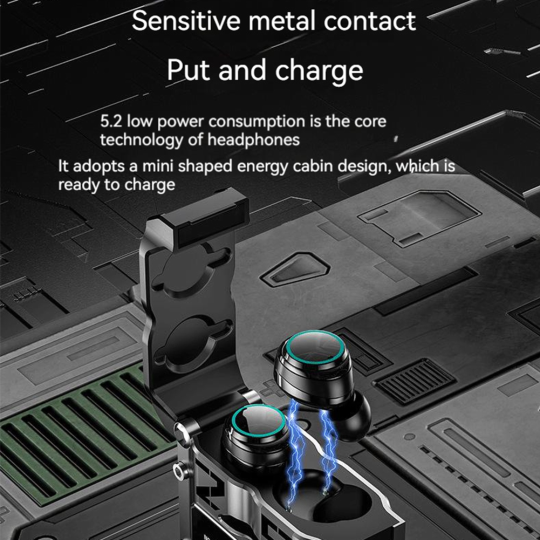 M25 TWS True Wireless Bluetooth 5.3 Earbuds HiFi Stereo Sound Bluetooth Earphones Noise Cancelling Wireless Headsets Headphones With Charging Case By Gadget Shop 365