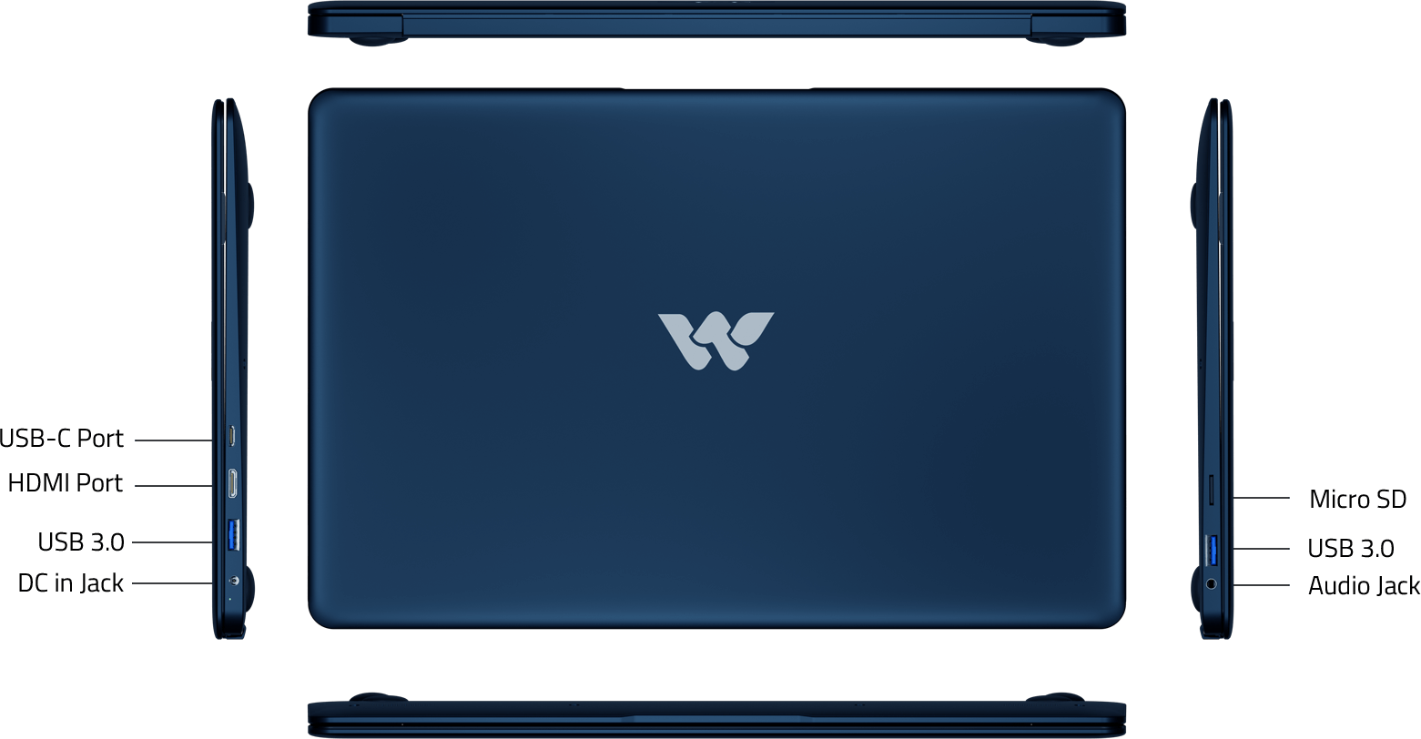 Walton Prelude N41 Pro 8GB RAM 256GB SSD Intel Gemini Lake Quad-Core Processor 14 INCH FHD DISPLAY LAPTOP