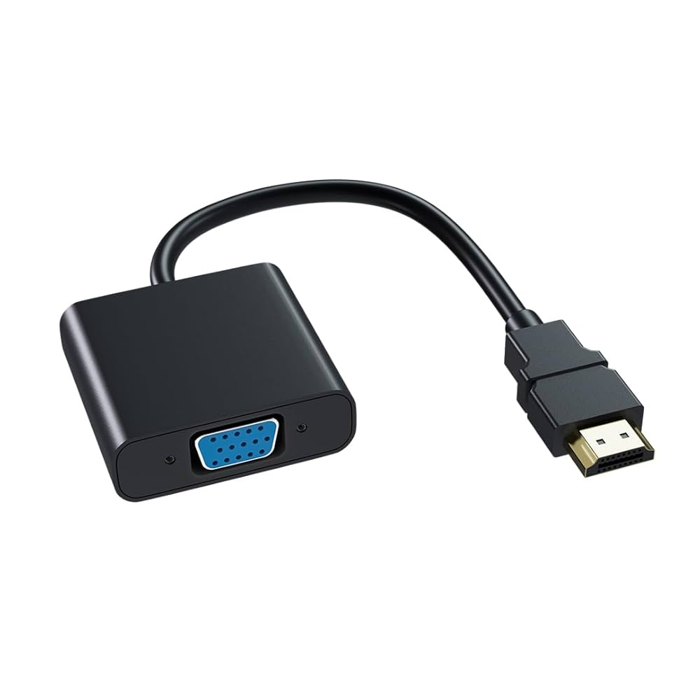 CASIFY HDMI to VGA Cable Converter 1080P HDMI Male to VGA Female Video Cable Cord Converter Adapter For PC HDTV TV HDMI to VGA Adapter Male to Female