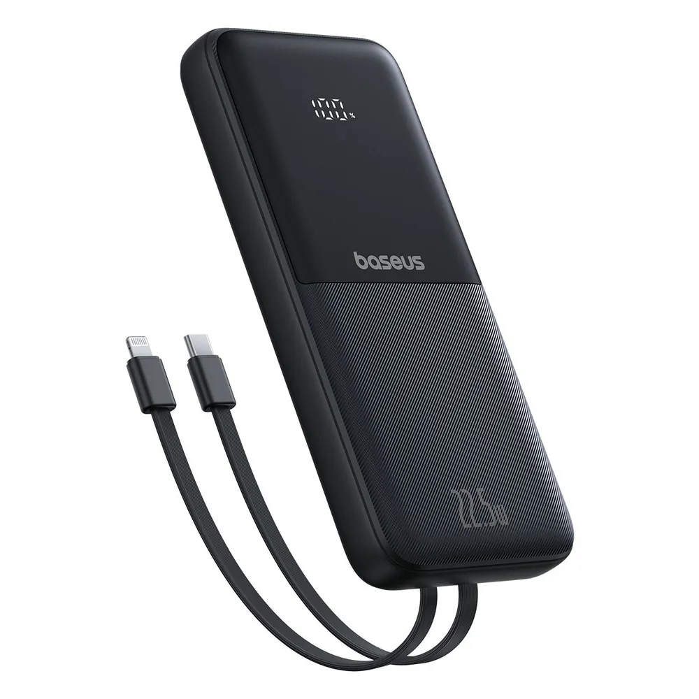 Baseus Bipow 10000mAh Power Bank – 15W Fast Charging with Digital Display | Portable High-Speed Mobile Charger