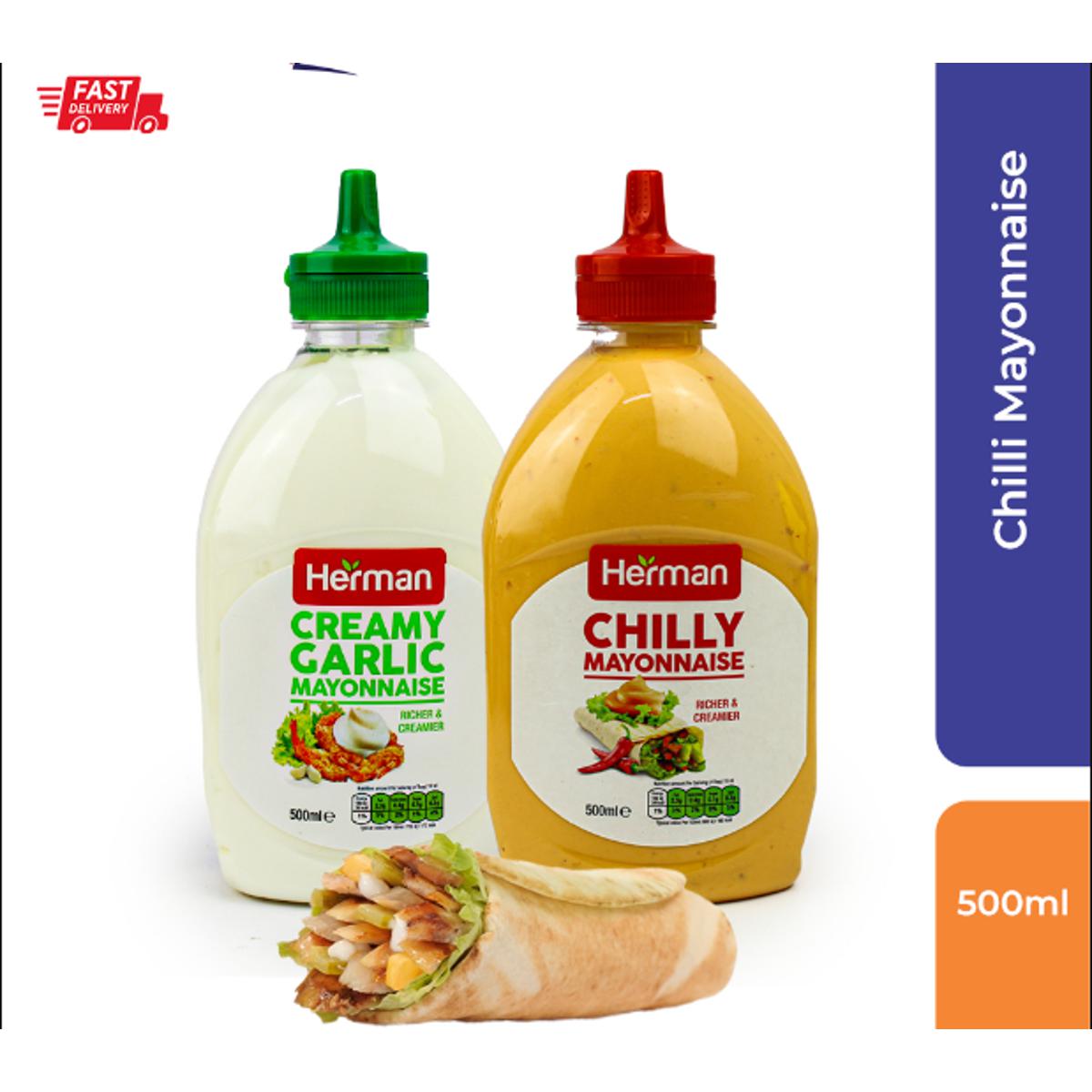 Herman - Creamy Garlic Mayonnaise,500ml