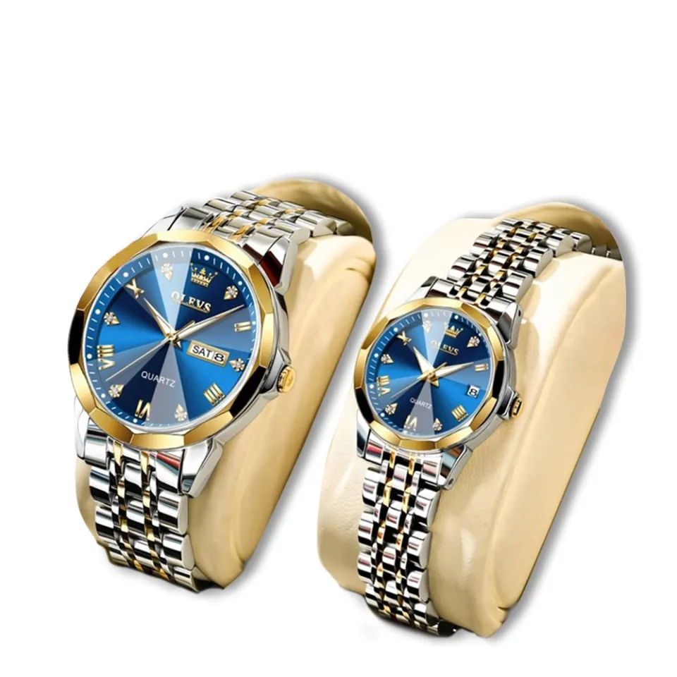 Olevs 9931 Luxury Fashion Stainless Steel Imported Wuartz Movement Ladies Wristwatch For Women