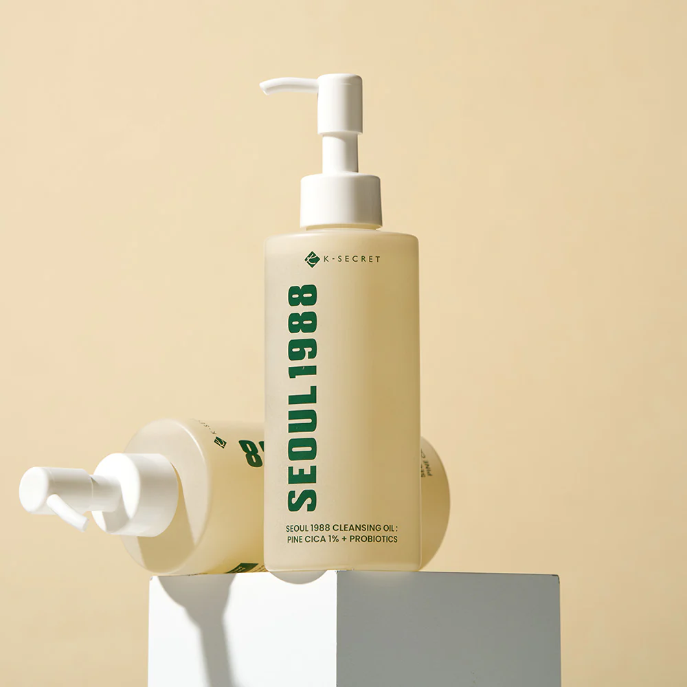 K-SECRET Seoul 1988 Cleansing Oil : Pine Cica 1% + Probiotics -200ml