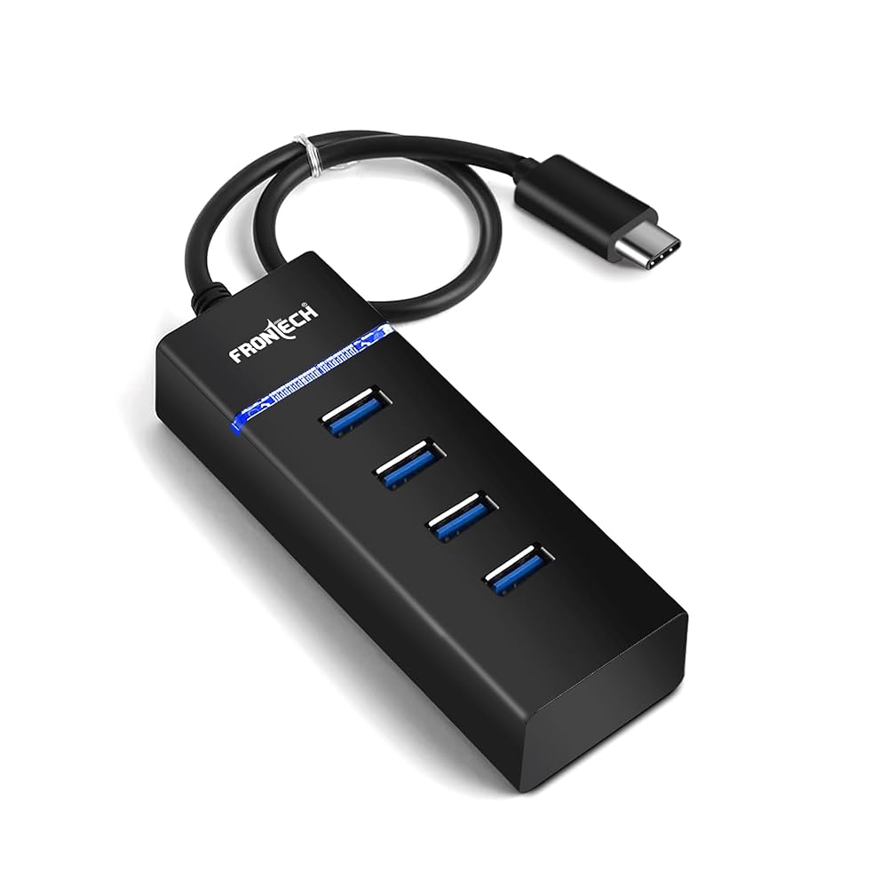 4 ports of high speed USB hub high-speed USB 3.0 SPLETER BLACK BLACK
