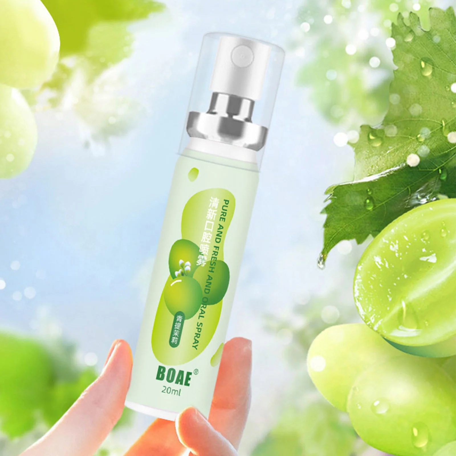 Oral Care Fruity Fresh Breath Mouth Spray Portable Refreshing Mint Mouth Perfume Breath Freshener Spray for Bad Breath