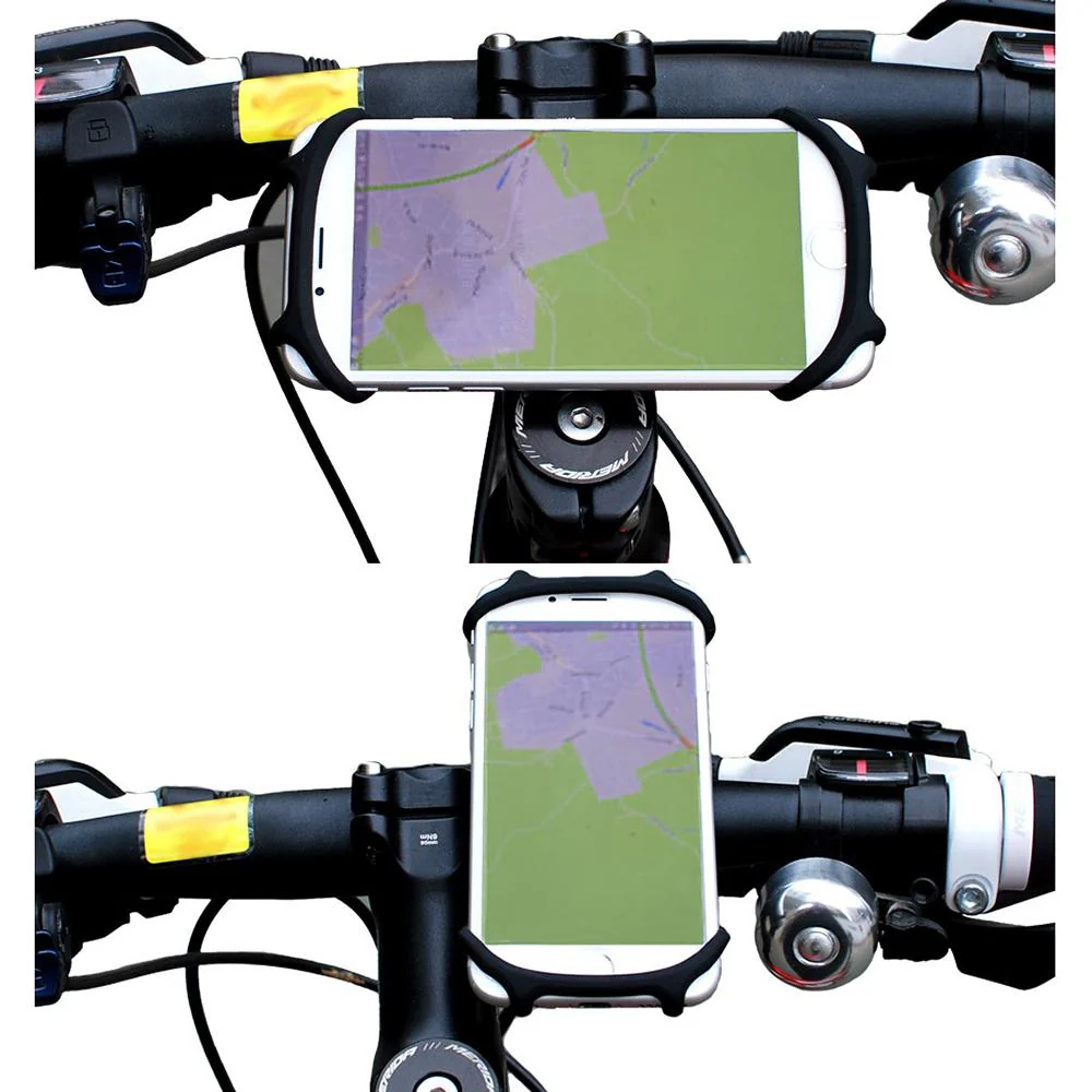 Bike And Cycle Phone Holder With Support Stand - Secure Your Phone For Hands-Free Riding Experience