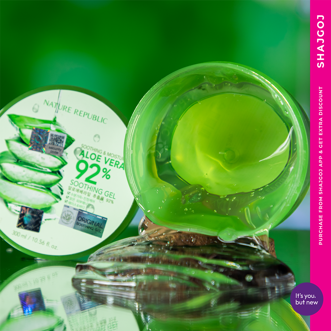 NATURE REPUBLIC Soothing & Moisture Aloe Vera 99% Soothing Gel, 300ml