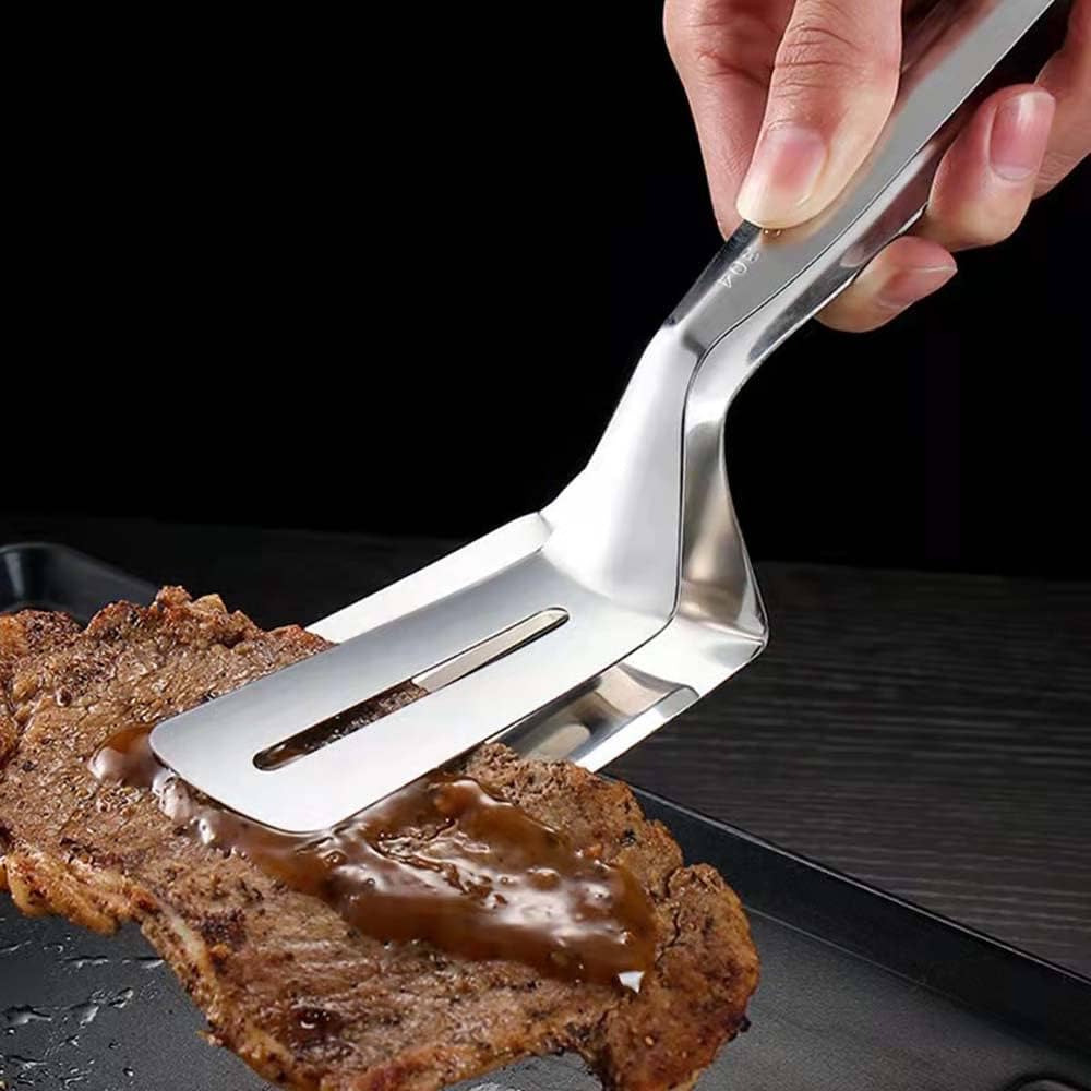 Home Pizza Steak Food Clamp BBQ Clip Grilled Fish Spatula Kitchen Cooking Tool
