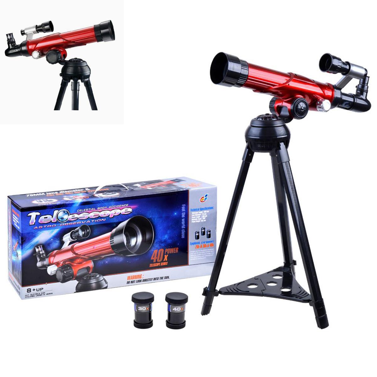 FLH - Kids Outdoor Monocular Natural view and Astronomical Portable Tripod Spotting Scope Children Kids Gift