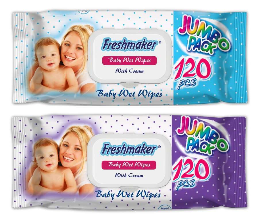 Freshmaker Wet Wipes - 120Pcs