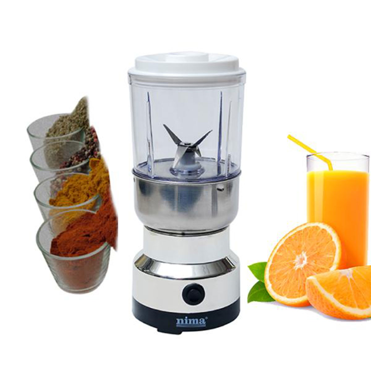 Nima Electric 2 in 1 Blender and Grinder