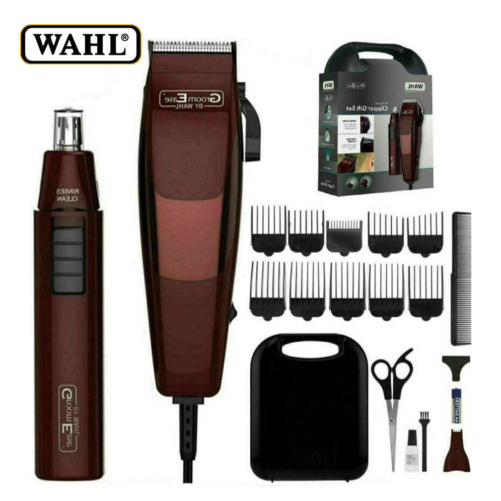 Wahl 79449-917 GroomEase 18 Piece Kit Hair Clipper Gift Set for Men
