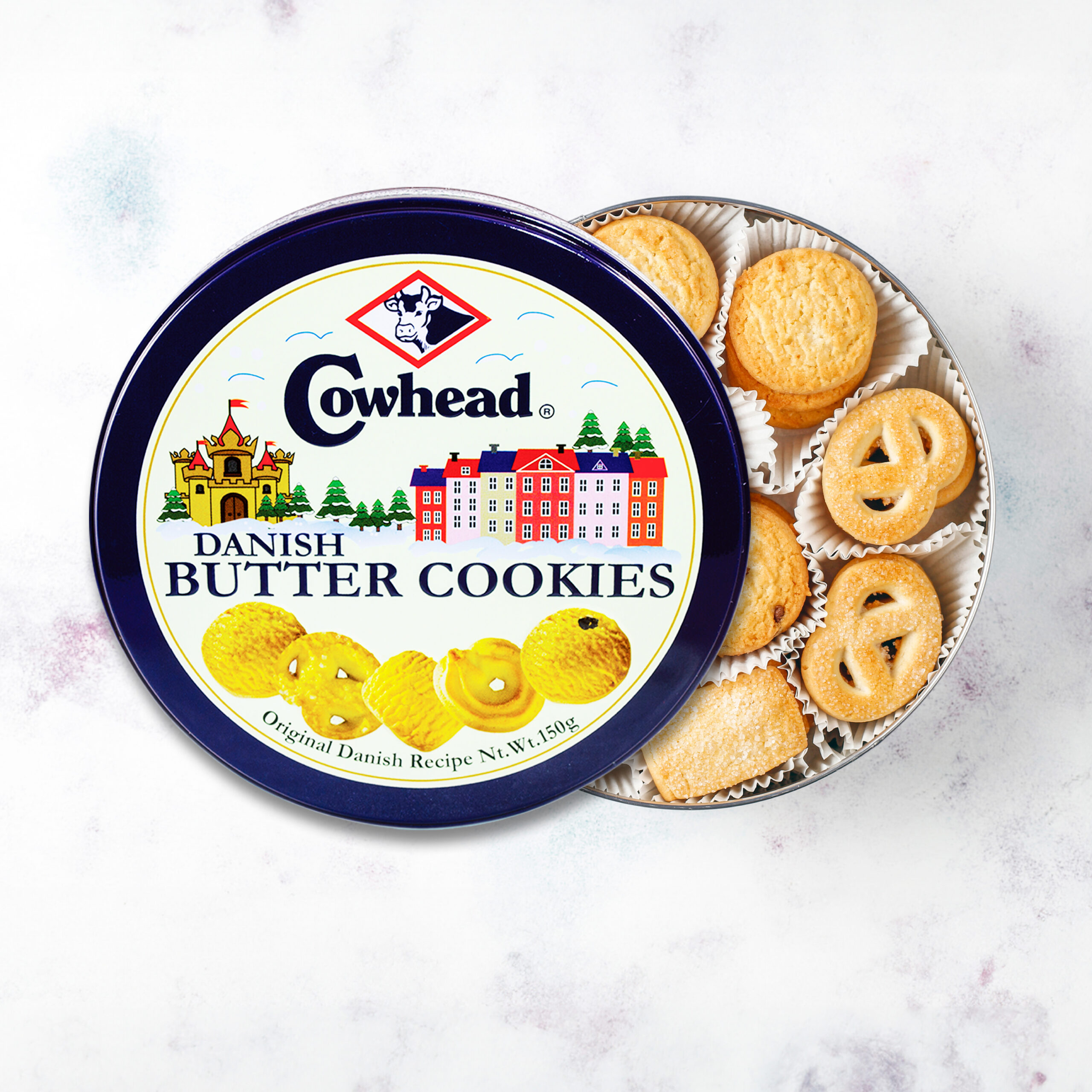 Cowhead Danish Butter Cookies Tin 150g