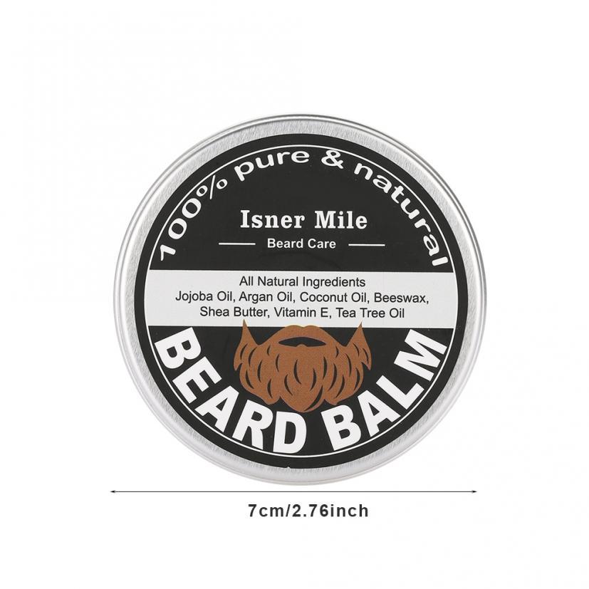 【original】 New Beard Natural Balm Conditioner Beard Care Moutache Wax Men Grooming Kit e