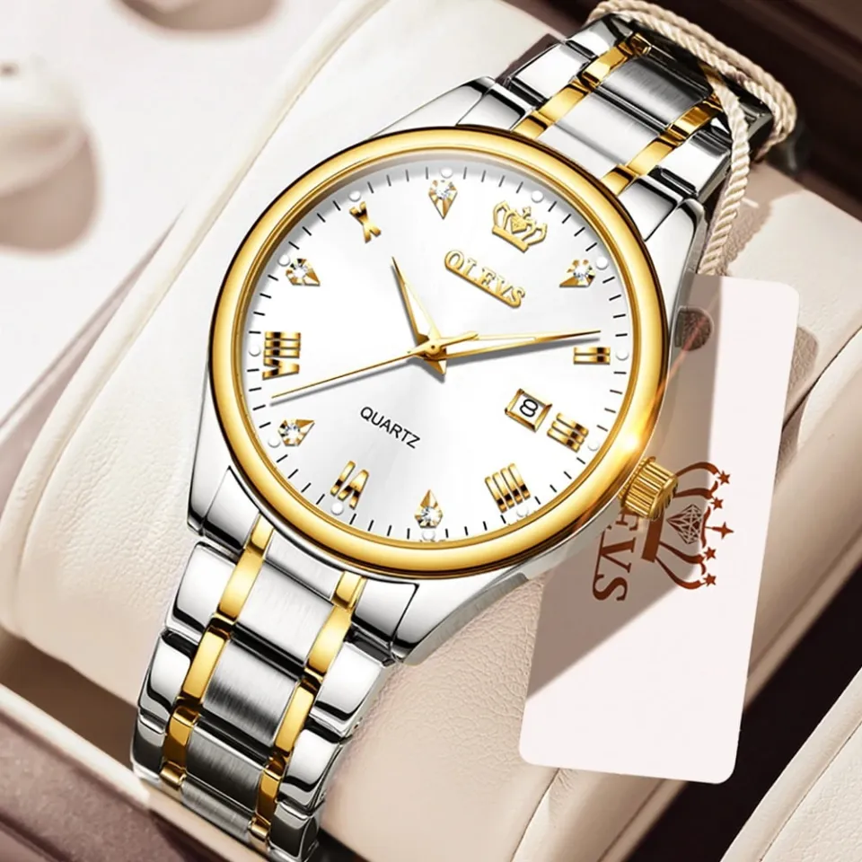 OLE-VS 5661 Stainless Steel Quartz wrist Waterproof watch for Men