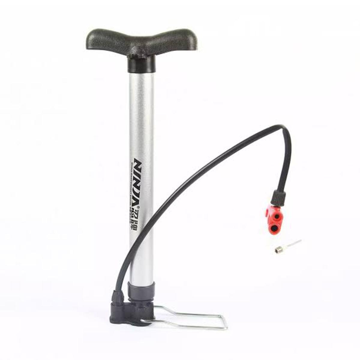2 In 1 Bicycle Pumper With Football Pin