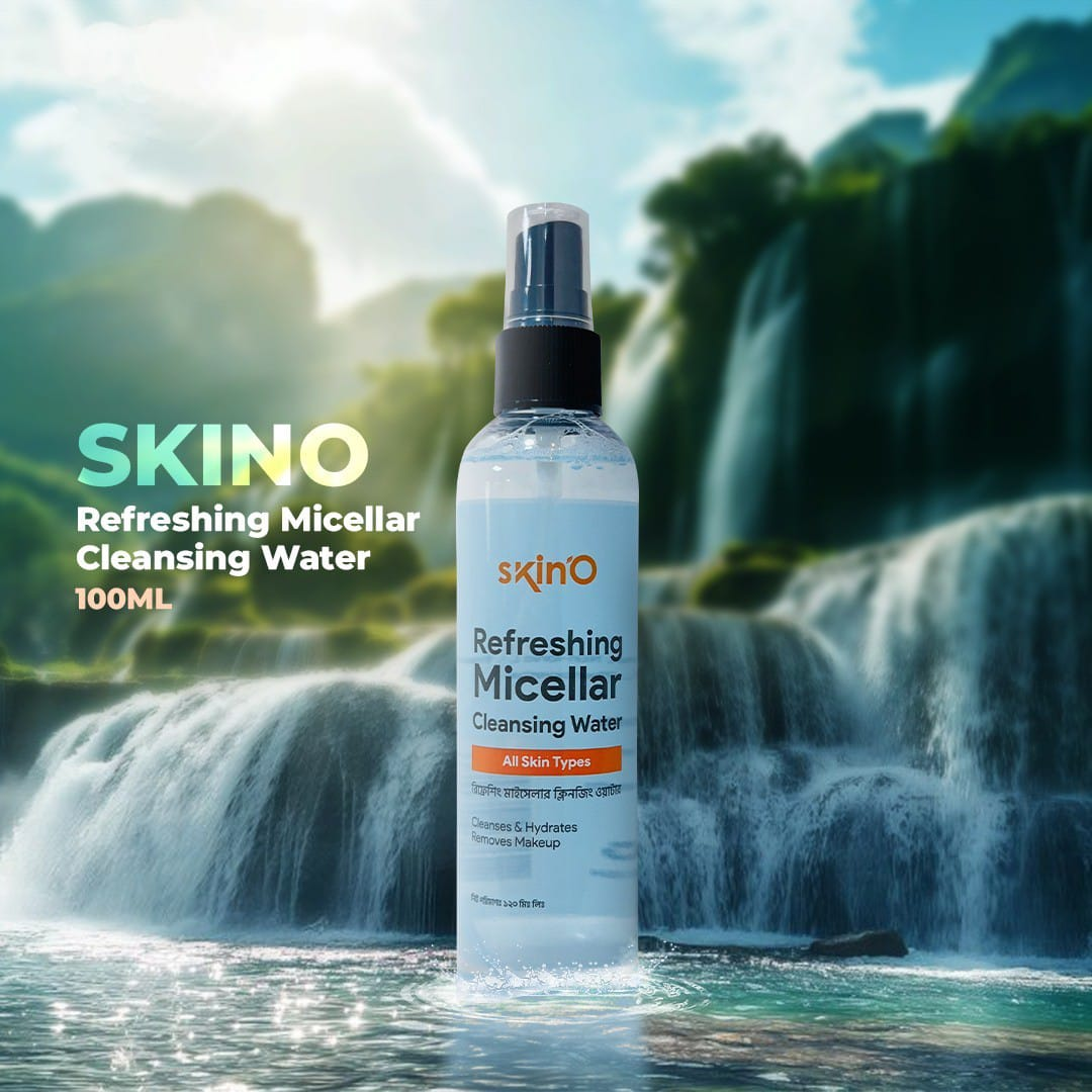 sKinO Refreshing Micellar Cleansing water 100mL By NS Glamour Mart