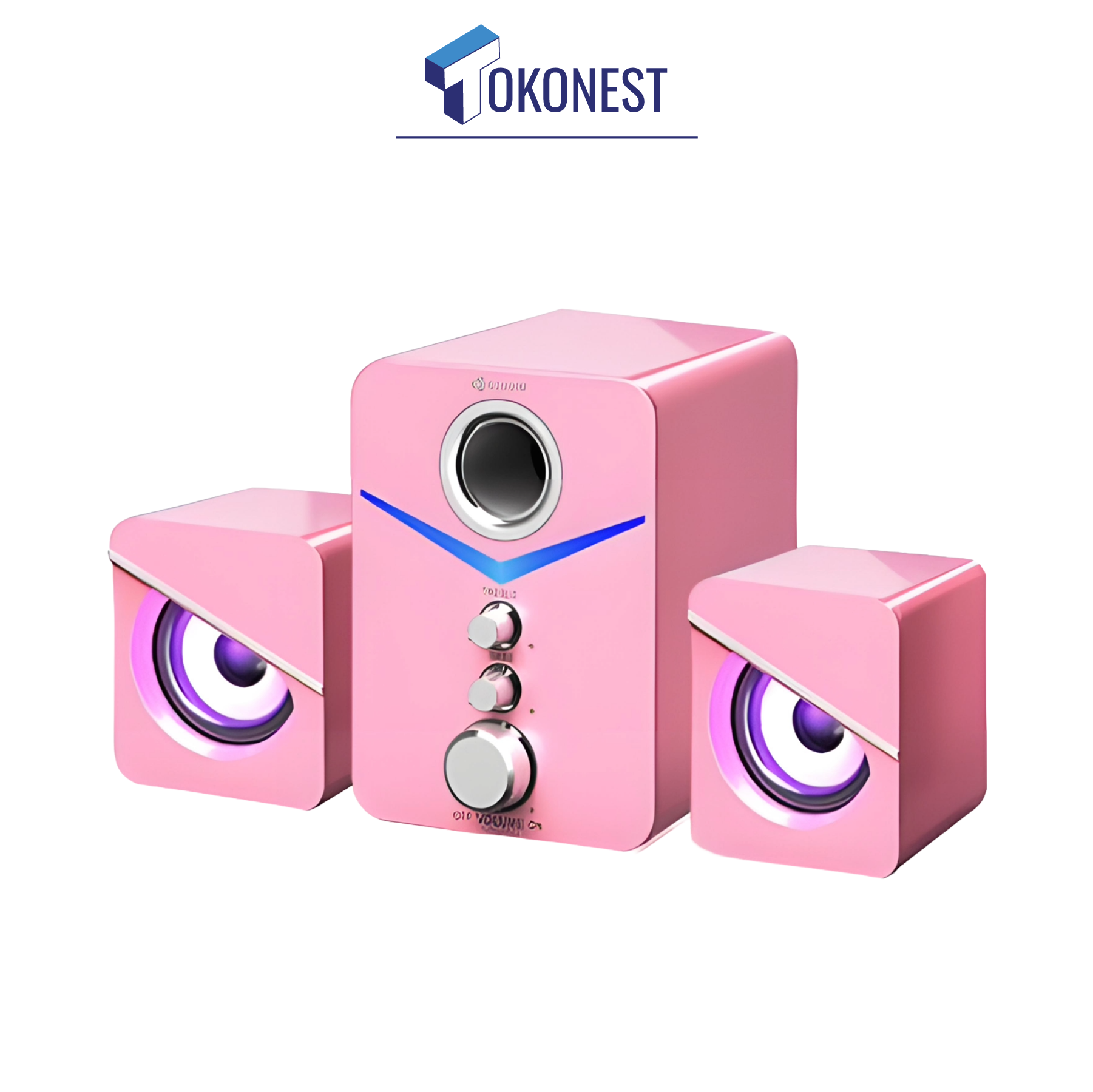 KISONLI U3100 Surround Bass Mini Speaker Stereo Multimedia Computer Portabel