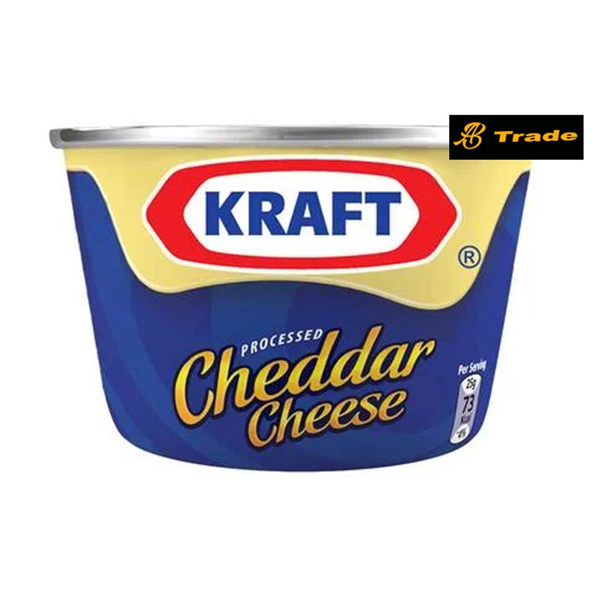 Kraft Processed Cheddar Cheese Tin -190Gm