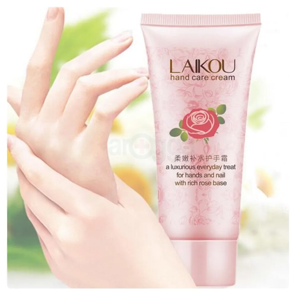 Laikou tender moisturizing pink rose hand cream- 60g