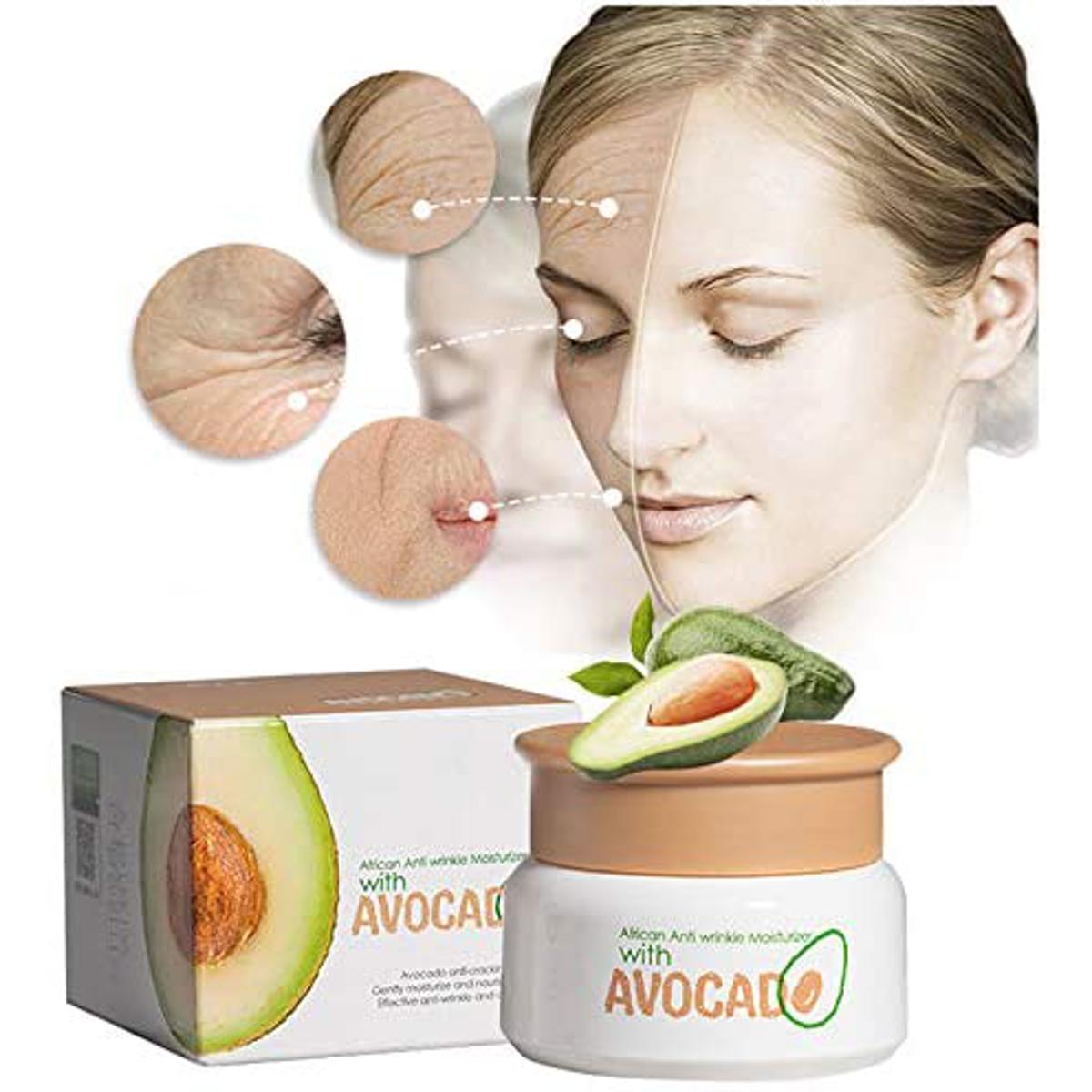 LAIKOU African Anti-Wrinkle Moisturizer With Avocado Improve The Dry Skin Deep Hydrating Face Cream Skin Care- 35gm