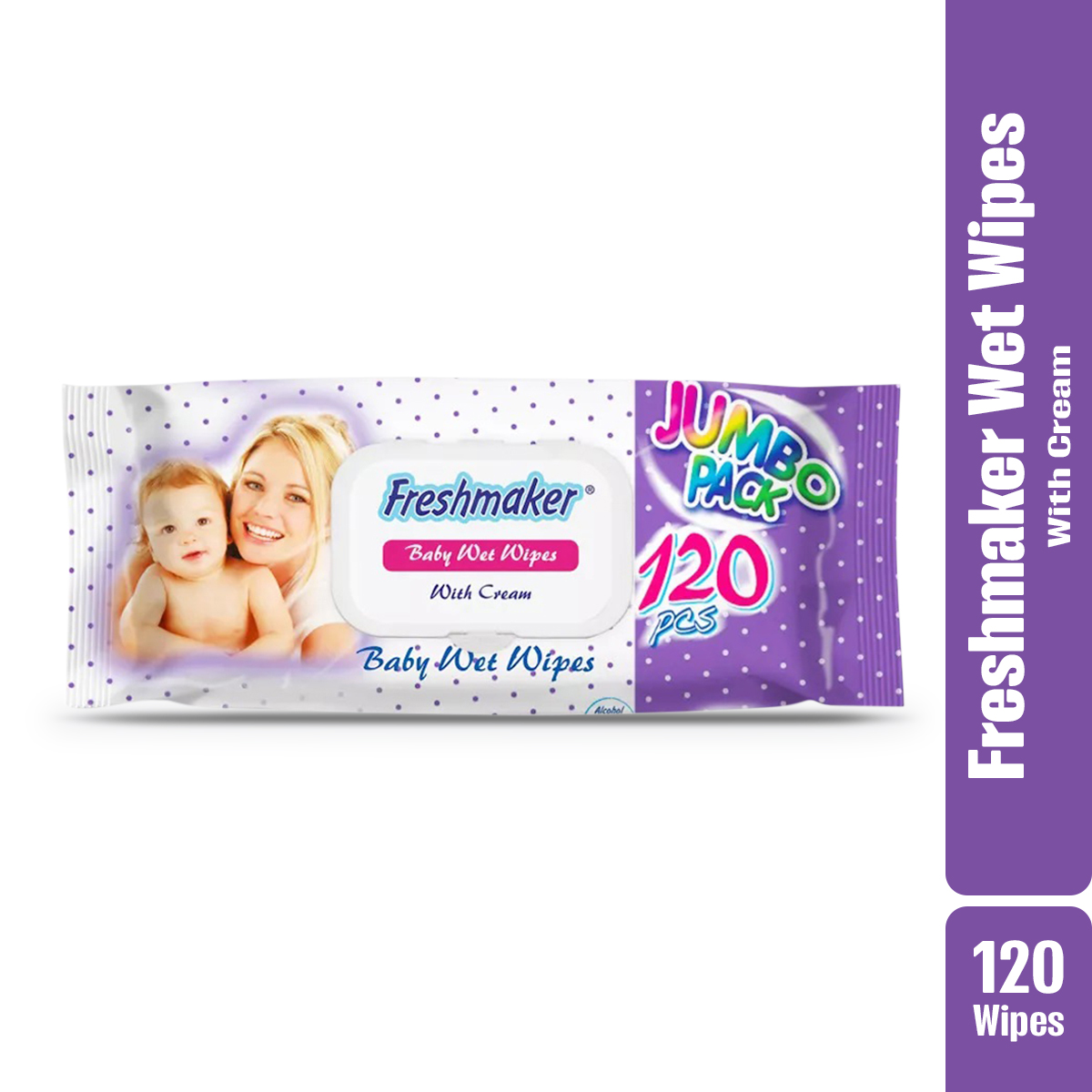 Freshmaker Wet Wipes - 120Pcs