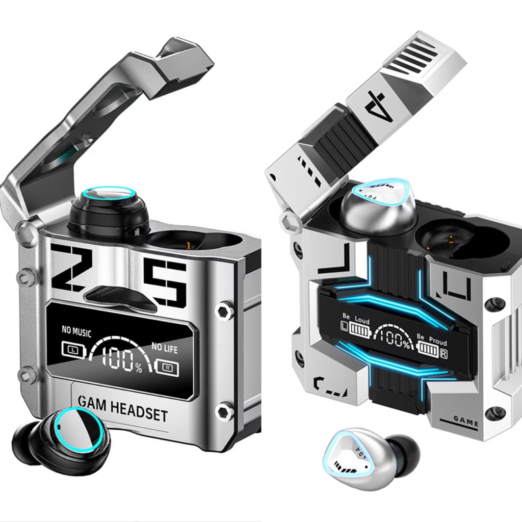 M25 TWS True Wireless Bluetooth 5.3 Earbuds HiFi Stereo Sound Bluetooth Earphones Noise Cancelling Wireless Headsets Headphones With Charging Case By Gadget Shop 365