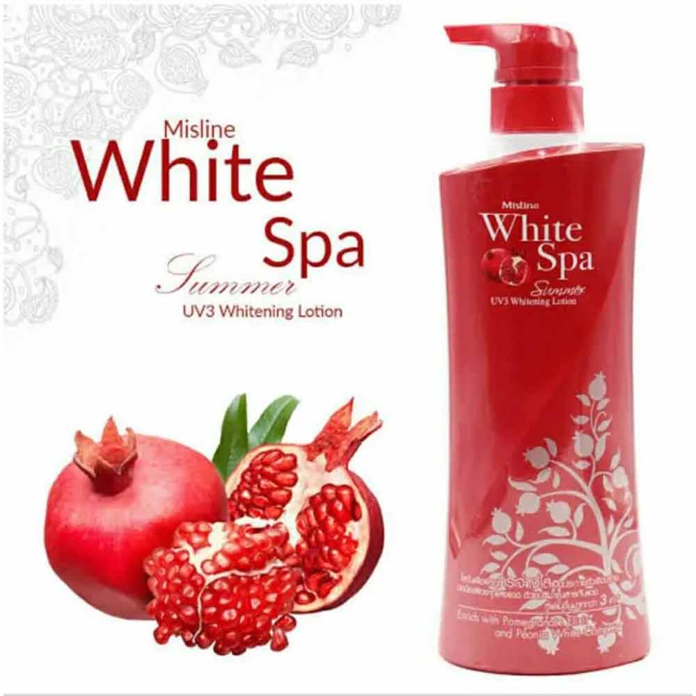White spa whitening lotion